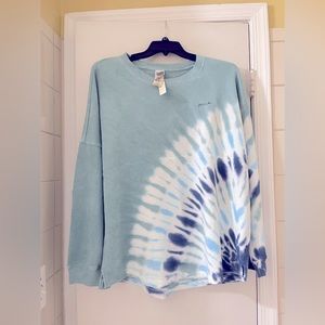 Victoria’s Secret Pink Tie Dye Varsity Crew